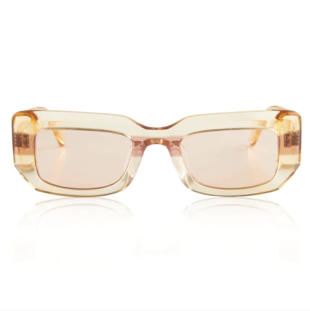 Oscar and Frank Cortez Yellow "Cola" Sunglasses NWOT